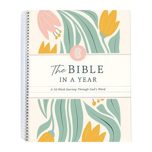 The Bible In A Year: A 52-Week Study Guide Spiral Bible for Women (A4)